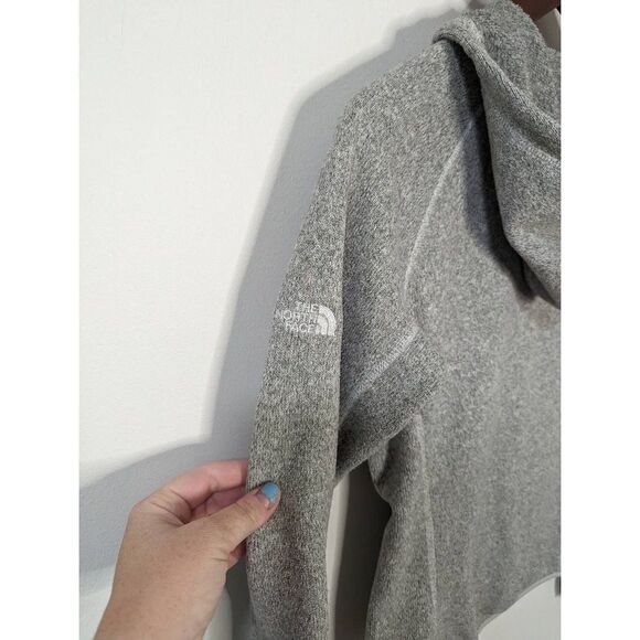The North Face Women's 1/4 Button Pullover Fleece Sweater - Size Small - Picture 6 of 7